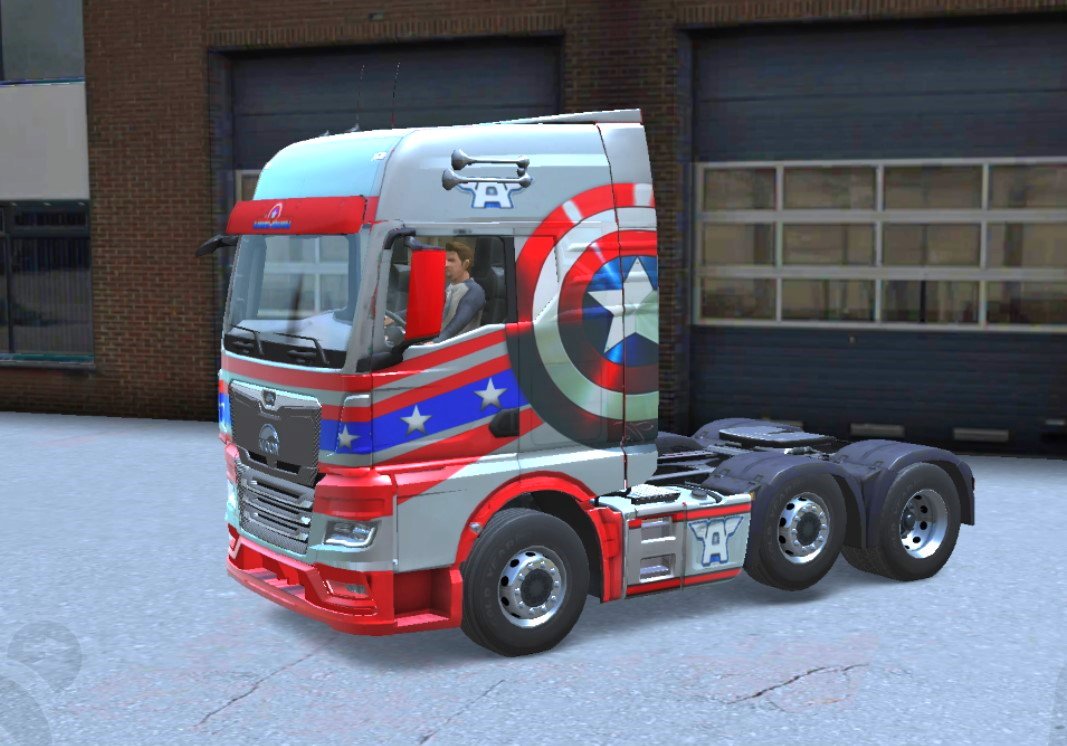 Moon Thx Skin Captain America Truckers Of Europe Skins