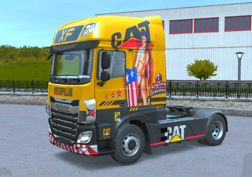 Dawn DF Skin Caterpillar V2 Truckers Of Europe 3 Skins