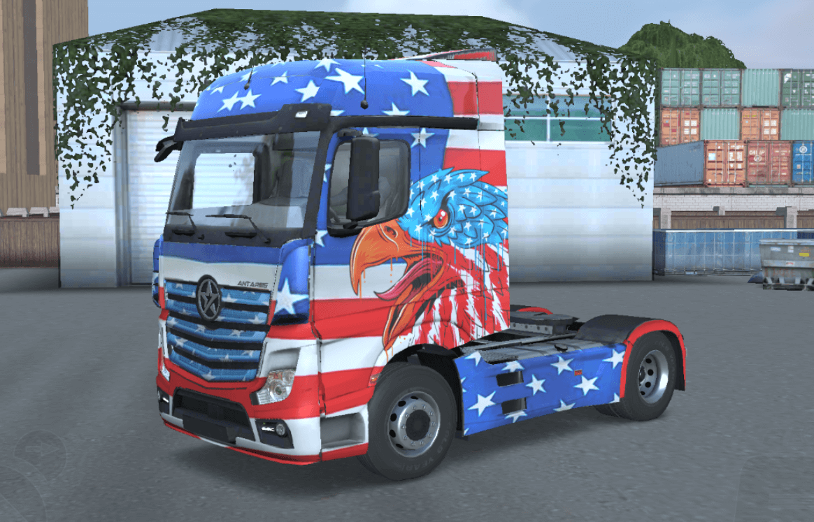 Merieles Antares Skin Usa Flag Truckers Of Europe Skins