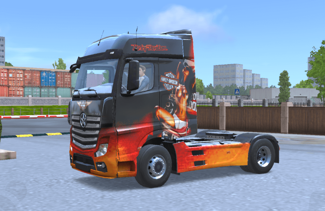 Mercedes Actros Skin Harley Davidson Truckers Of Europe Skins