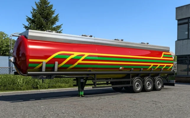 Tanker Trailer Skin African Road