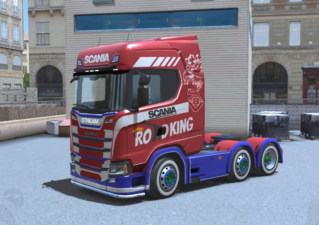 Scania S skin Road King - Truckers of Europe 3 Skins