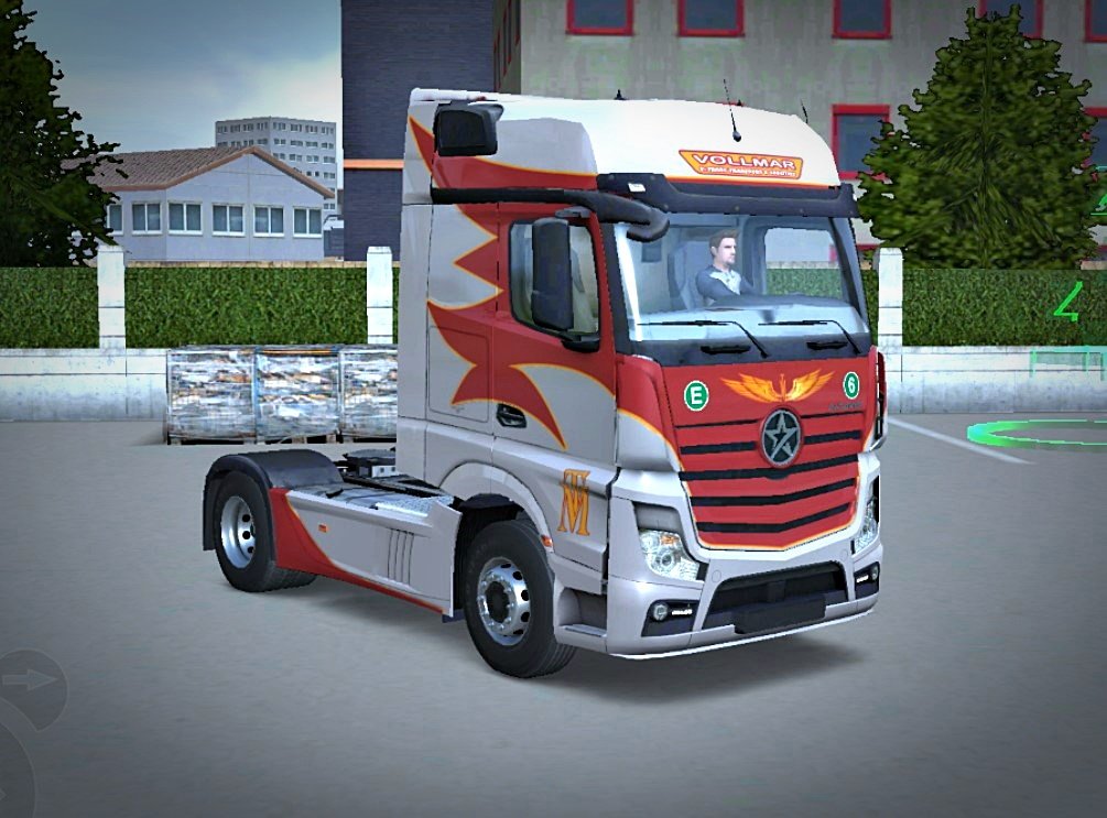 Mercedes Actros skin Wollmar - Truckers of Europe 3 Skins