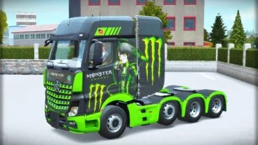 MB Actros Skin Monster Energy