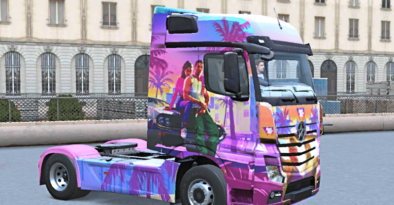 Truckers of Europe 3 Skin Mercedes Actros.