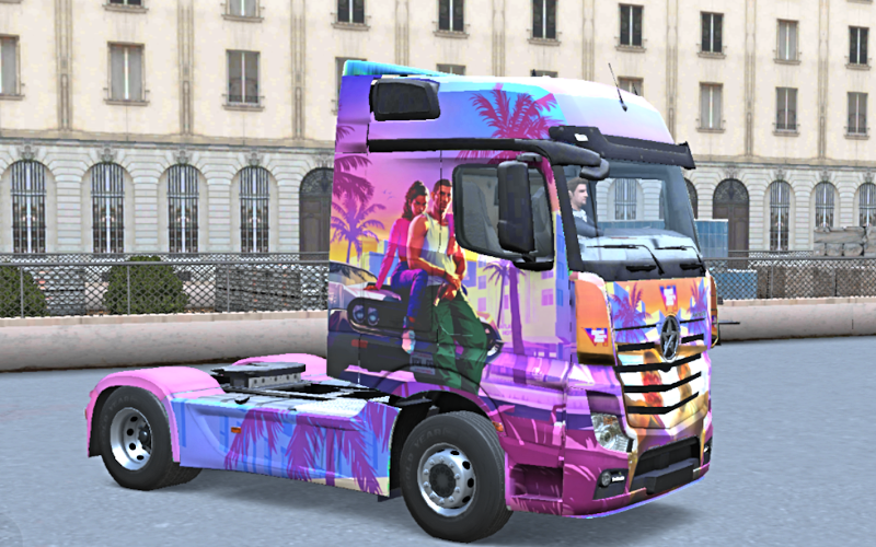 Truckers of Europe 3 Skin Mercedes Actros.