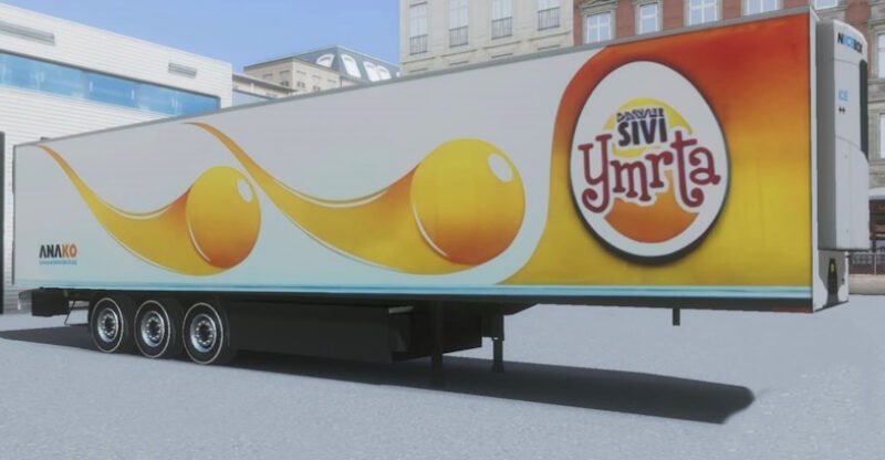 Truckers of Europe 3 Trailer Skin Refrigated.