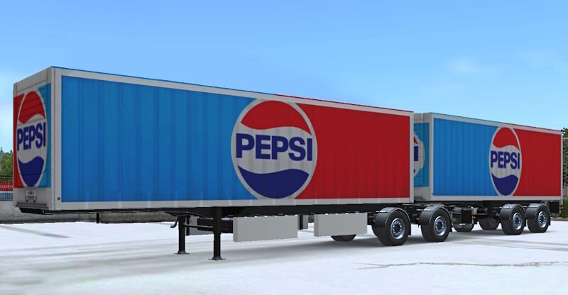 Truckers of Europe 3 Trailer Skin Double Refrigerated.