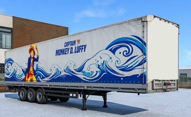 Truckers of Europe 3 Skin CurtainSide